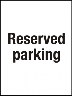 Reserved Parking