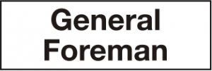 General Foreman