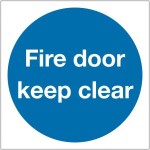 Fire Door Keep Clear