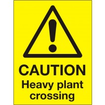 Caution Heavy Plant Crossing